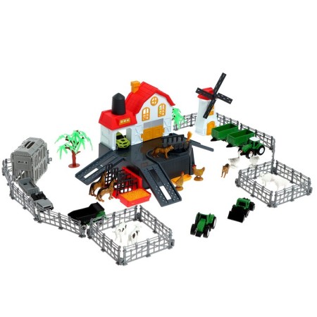 Parking "Farm", barn, aviary, transport, animals-3