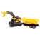Excavator inertial "construction", with a trailer, mix