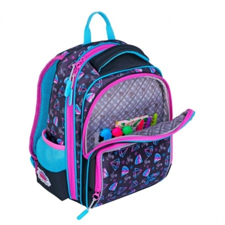 Frame backpack 39 x 29 x 17 cm, Across 640, filling: bag, purple ACR22-640-6-4