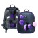 School backpack 38 x 30 x 16 cm, ergonomic back, stavia "black cat", gray