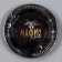 Disposable paper plate "mafia" 18 cm, set 6 pieces