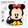 Children's bag, 12x9x2 cm, at lightning, black, Minnie Mouse