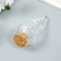 Decor for creativity glass "A bottle with a traffic jam - a cone" 100 ml 11x5.4x5.4 cm