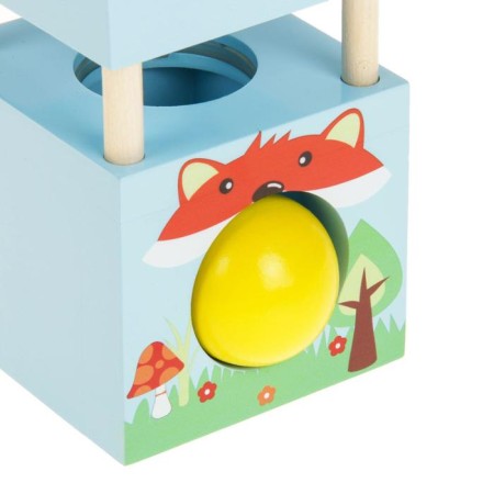 Pink "Animals", hammer, three balls, species mix-3