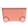 Children's box for toys cool, on wheels, 50 liters, color peach caramel
