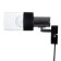 Bra with a switch on the wire "Anabel" E14 40W black 20x8x15cm