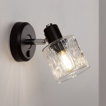 Sconces Citilux "Artist" CL510515, 9x15 cm, 1x40W, E14, brown color-5