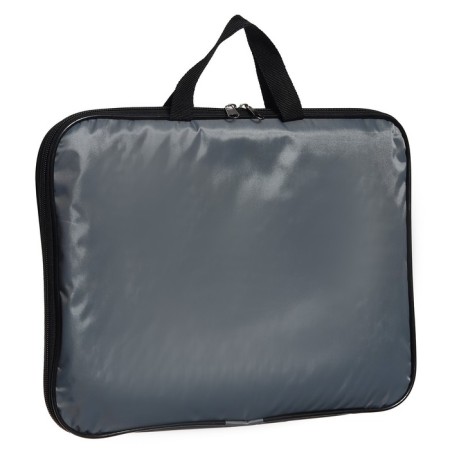 Folder with handles textile A4, 350 x 270 x 20 mm, calligrata "office", nylon 600D, gray tone 3-2