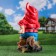 Garden figure "Gnome with a middle shovel" 25 × 29 × 54cm