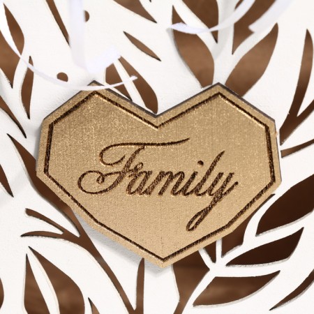 Family Bank "Styl", 21.5 x 13.5 x 17.5, white, MDF-4