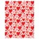 Pillow Golk "Sea of ​​hearts, decorative, size 16x45 cm