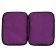 Folder with handles Textile A4, 350 x 270 x 20 mm, calligrata "office", nylon 600D, two -tone cantus, purple