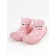 Boots-knees children's FIRST STEP Animals with a breathing sole, size 24, pink color