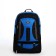 Tourist backpack on lightning, 4 outer pockets, blue/black color