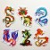 Magnetic set "Friends of dragon"