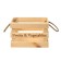 Box for vegetables and fruits, 29 × 23 × 19 cm, wooden, Greengo