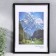 Photo frame Plastic "Gamma" 21x30 cm, black with silver