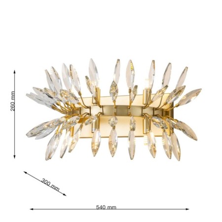 Wall lamp Rays 540 mm, 300 mm, G9 150W-2