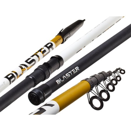 Float rod with Salmo Blaster Tele Pike 4.20 rings-1