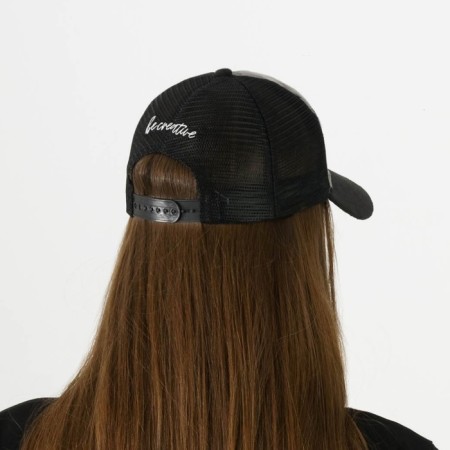 Men's cap with a DIGNITY grid, black color, rr 56-13
