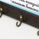 Open Key "Rules at home" 20x25 cm wenge