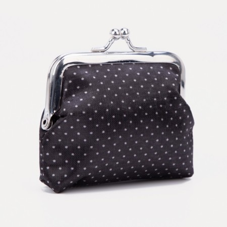 Women's wallet on the farmar, black color