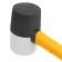 Rubber Kiyanka Denzel 11101, black and white, fiberglass handle with tpr coating, 225 g