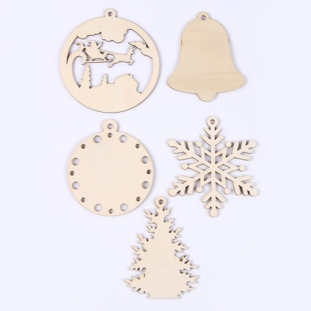 Set for creativity "Draw in the EBRU technique", A5 New Year +5 Christmas tree decorations-2