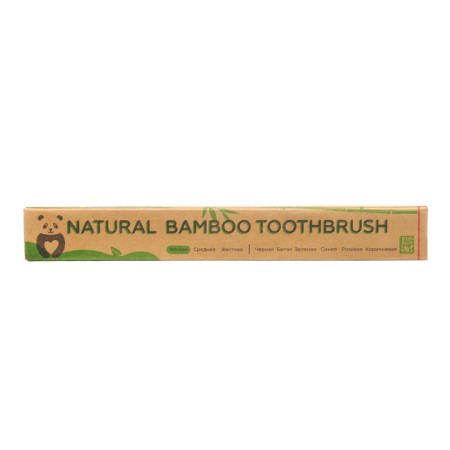 Bamboo toothbrush soft, 10 pieces, mix of flowers-10
