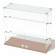 Smail window, 2 inclined shelves, 800 × 300 × 700, chipboard, glass, color Book light