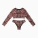 Separate Minaku swimsuit with a slice leopard, size 48