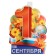 Cutting poster "September 1" Tricolor, flowers, 60 x 40 cm