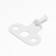 Tundra window opening limiter, 4 positional, PVC, comb, white