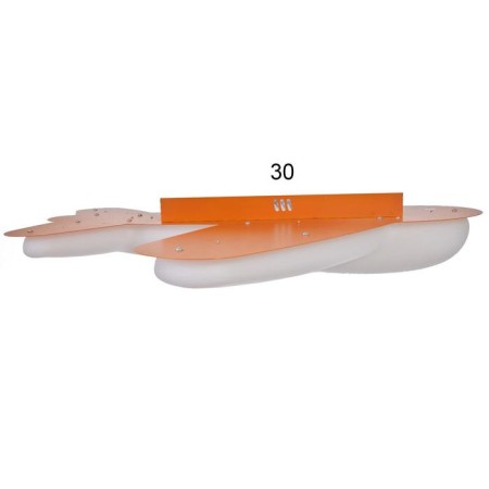Causteen with PDU "Boeing" 1x LED 80W orange 59x54x8 cm Bayerlux-8