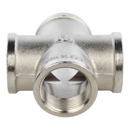 Cross Stout SFT-0031-0034, 3/4 ", internal/internal carving, nickelled brass-2