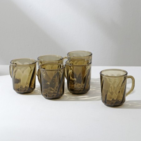 Alta Marea table set 24+1 item, glass, haze-8