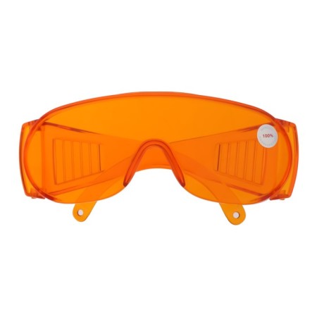 Glasses protective tundra, orange, open type, shockproof material-2