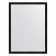 EvoForm mirror in the baguette frame, 32 mm, 59x79 cm, color black dunes