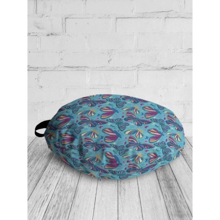 Siddle Pill "Mosaic butterflies", decorative, D = 52 cm-1