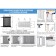 Screen for the Zein cast -iron radiator, 490x440x150 mm, 5 sections, metal, white
