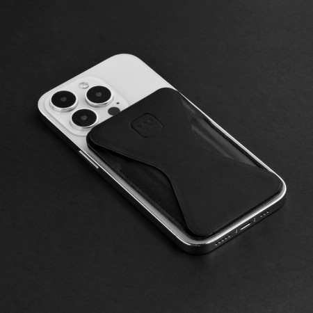 Windigo magnetic wallet, Magsafe support, for iPhone 12/13/14/15, graphite black-11