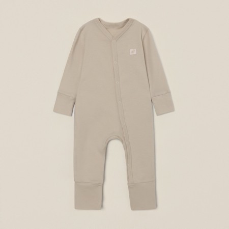 Set of overalls 2 pcs SL Home growth 86-92 cm, col. Beige/coffee-5