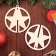 Wooden toy on the Christmas tree "Star", ball, diameter 8 cm
