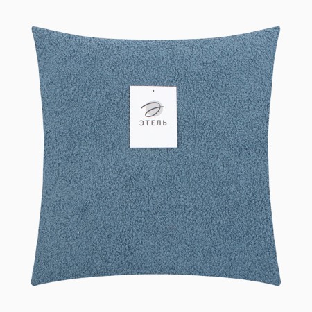 Pillowcase decorative Ethel Bouecle 43x43cm, blue color, polyester-4