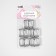 Wire buckle, 3.2 × 2.8 cm, 25 mm, 5 pcs, economy, silver color