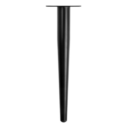 Furniture support Cappio OP08, h = 300 mm, thick thickness 1.8, matte black color-1