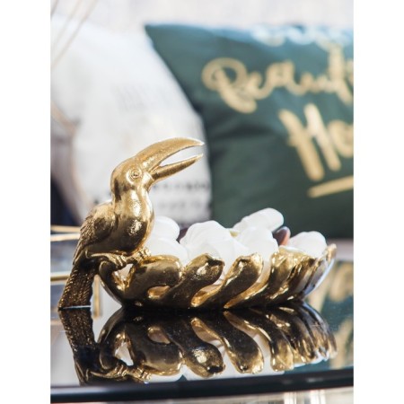EXCOTIA dish, 23.3 × 15.1 × 12.2 cm, gold color-3