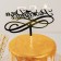 Topper for the cake "Happy Birthday", 15 × 13.5 cm