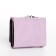 Women's wallet on the button, lilac color