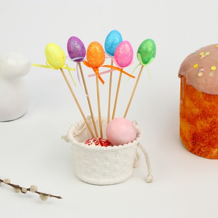 Easter toep "Bright colors" 3x14x27 cm